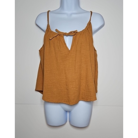 O'Neill Tops - O'Neill Womens Brown Lightweight Adjustable Tank‎ Top Size Large NWT